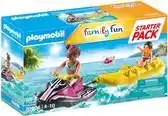 Bol.com PLAYMOBIL Starterpack waterscooter met bananenboot - 70906 aanbieding