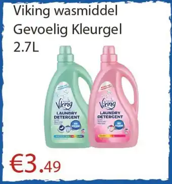 Tanger Markt Viking wasmiddel Gevoelig Kleurgel aanbieding