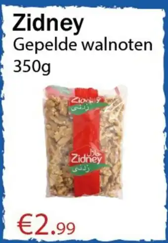 Tanger Markt Zidney Gepelde walnoten aanbieding