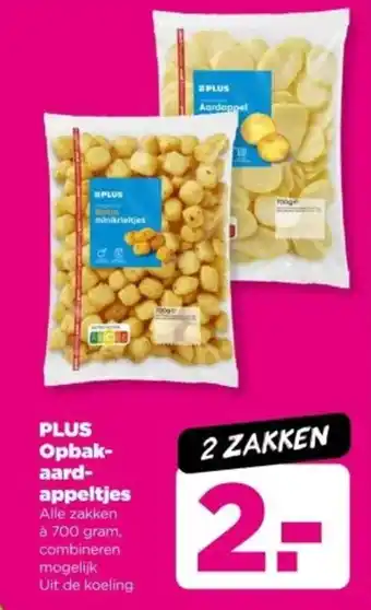 PLUS PLUS Opbak- aard- appeltjes aanbieding