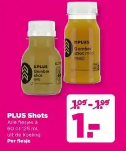 PLUS PLUS Shots aanbieding