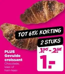 PLUS PLUS Gevulde croissant aanbieding