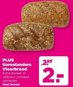 PLUS PLUS Korenlanders Vloerbrood aanbieding