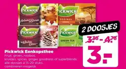 PLUS Pickwick Eenkopsthee aanbieding