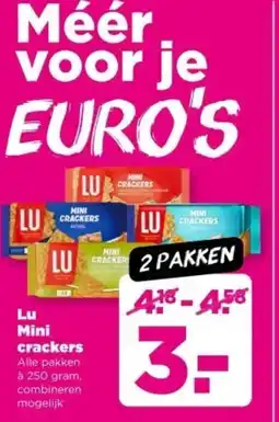 PLUS Lu mini lu crackers aanbieding