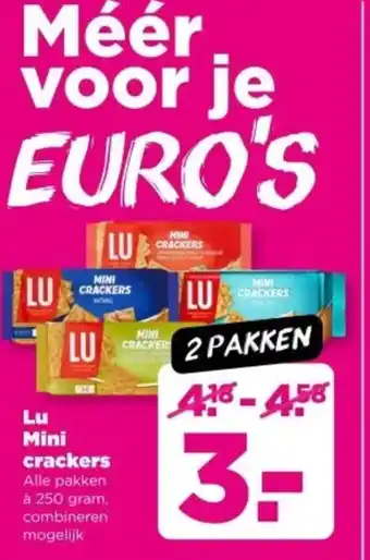 PLUS Lu mini lu crackers aanbieding