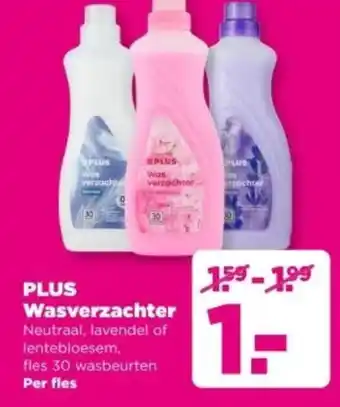 PLUS PLUS Wasverzachter aanbieding