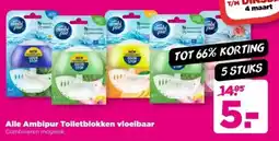 PLUS Alle Ambipur Toiletblokken vloeibaar aanbieding