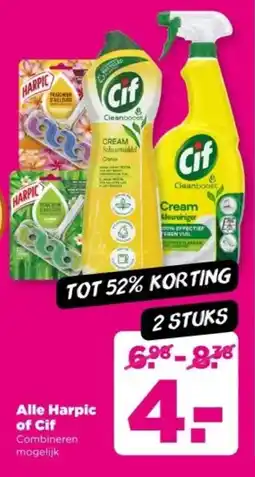 PLUS Alle Harpic of Cif aanbieding