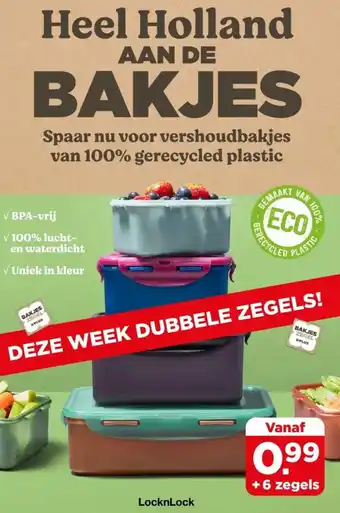 PLUS Bakjess LocknLock aanbieding