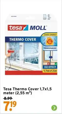 GAMMA Tesa Thermo Cover 1,7x1,5 meter (2,55 m²) aanbieding