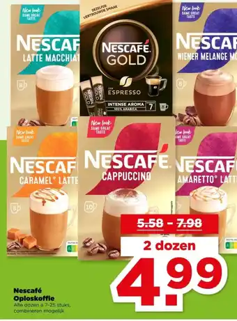 PLUS Nescafé Oploskoffie aanbieding