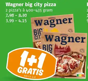 Poiesz Wagner big city pizza aanbieding