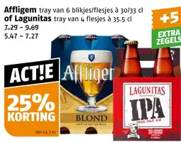 Poiesz Affligem tray of Lagunitas aanbieding