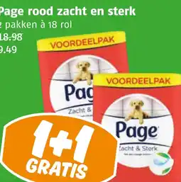 Poiesz Page rood zacht en sterk aanbieding