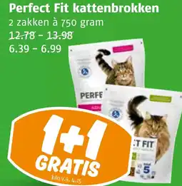 Poiesz Perfect Fit kattenbrokken aanbieding