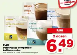 PLUS PLUS Dolce Gusto compatible koffiecapsules aanbieding