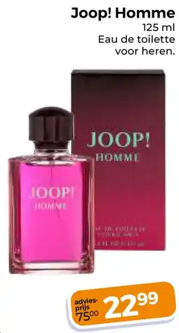 Trekpleister Joop! Homme aanbieding