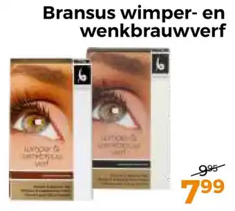 Trekpleister Bransus wimper en wenkbrauwverf aanbieding