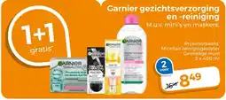 Trekpleister Garnier gezichtsverzorging en reiniging aanbieding