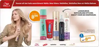 Trekpleister Wella, New Wave, Wellaflex, Wellaflex Men en Wella Deluxe. aanbieding