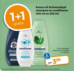 Trekpleister Schwarzkopf shampoo en conditioner aanbieding