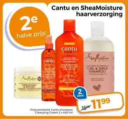 Trekpleister Cantu en SheaMoisture haarverzorging aanbieding