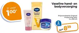 Trekpleister Vaseline hand en bodyverzorging aanbieding