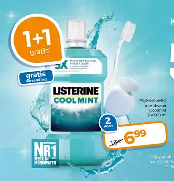 Trekpleister Listerine cool mint aanbieding