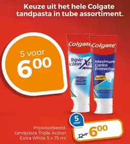 Trekpleister Colgate tandpasta in tube aanbieding