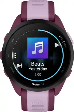 Coolblue Garmin Forerunner 165 Music Paars aanbieding