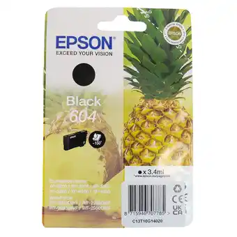 Bol.com Eps604Bk Cartuccia Ink T10G14020 604 Std Bl Ananas Nera aanbieding