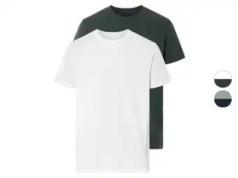 Lidl LIVERGY 2 heren T-shirts aanbieding