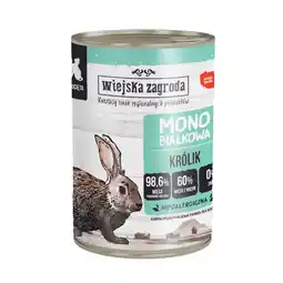 Zooplus Voordeelpakket: 24x400g Wiejska Zagroda Cat Monoprotein Kitten Konijn natvoer voor katten aanbieding