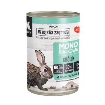 Zooplus Voordeelpakket: 36x400g Wiejska Zagroda Cat Monoprotein Kitten Konijn natvoer voor katten aanbieding