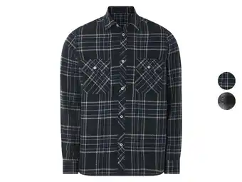 Lidl LIVERGY Flanellen heren overhemd aanbieding