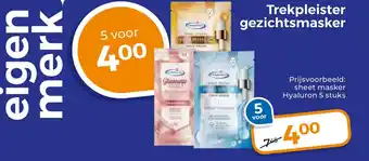 Trekpleister Trekpleister gezichtsmasker aanbieding