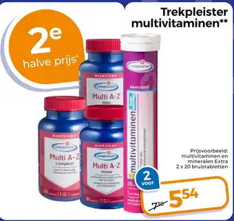 Trekpleister Trekpleister multivitaminen aanbieding