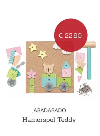 Baby Plus JABADABADO Hamerspel Teddy aanbieding