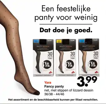 Wibra Yara Fancy panty aanbieding