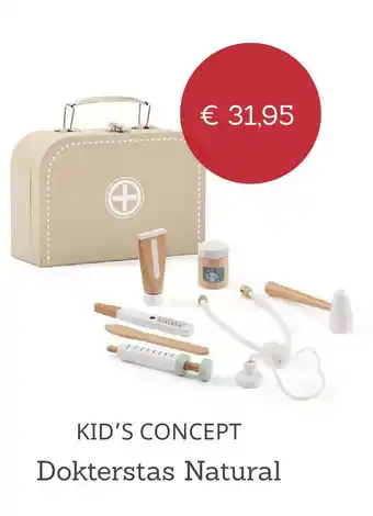 Baby Plus KID'S CONCEPT Dokterstas Natural aanbieding