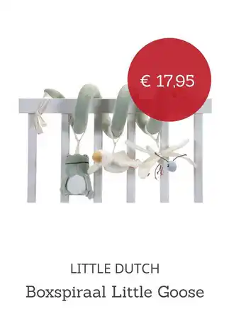 Baby Plus LITTLE DUTCH Boxspiraal Little Goose aanbieding