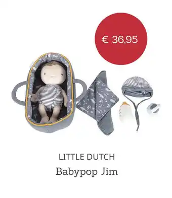 Baby Plus LITTLE DUTCH Babypop Jim aanbieding