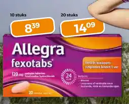 Trekpleister Allegra fexotabs aanbieding