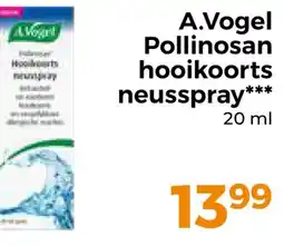 Trekpleister A.Vogel Pollinosan hooikoorts neusspray aanbieding