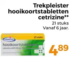 Trekpleister Trekpleister hooikoortstabletten cetrizine aanbieding