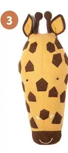 Baby & Tiener Dierenkop Kaio Giraffe aanbieding