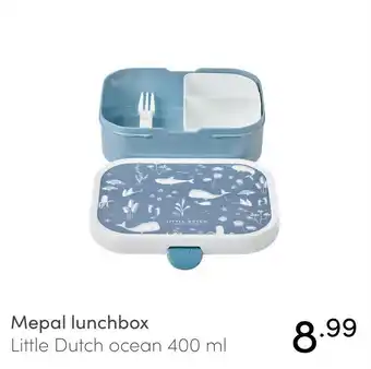 Baby & Tiener Mepal lunchbox Little Dutch ocean 400 ml aanbieding