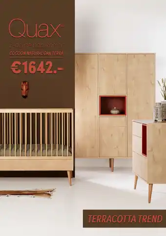 Baby & Tiener Quax 3-Delige Babykamer Cocoon Natural Oak Terra aanbieding