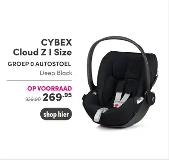 Baby & Tiener Cybex Cloud Zi Size Groep 0 Autostoel Deep Black aanbieding